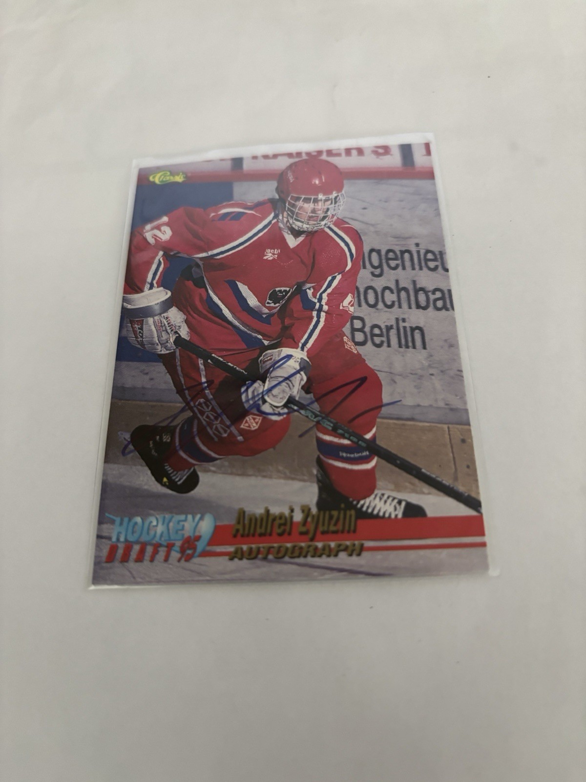 1995 Classic Draft – Autographs Andrei Zyuzin (AU, RC)