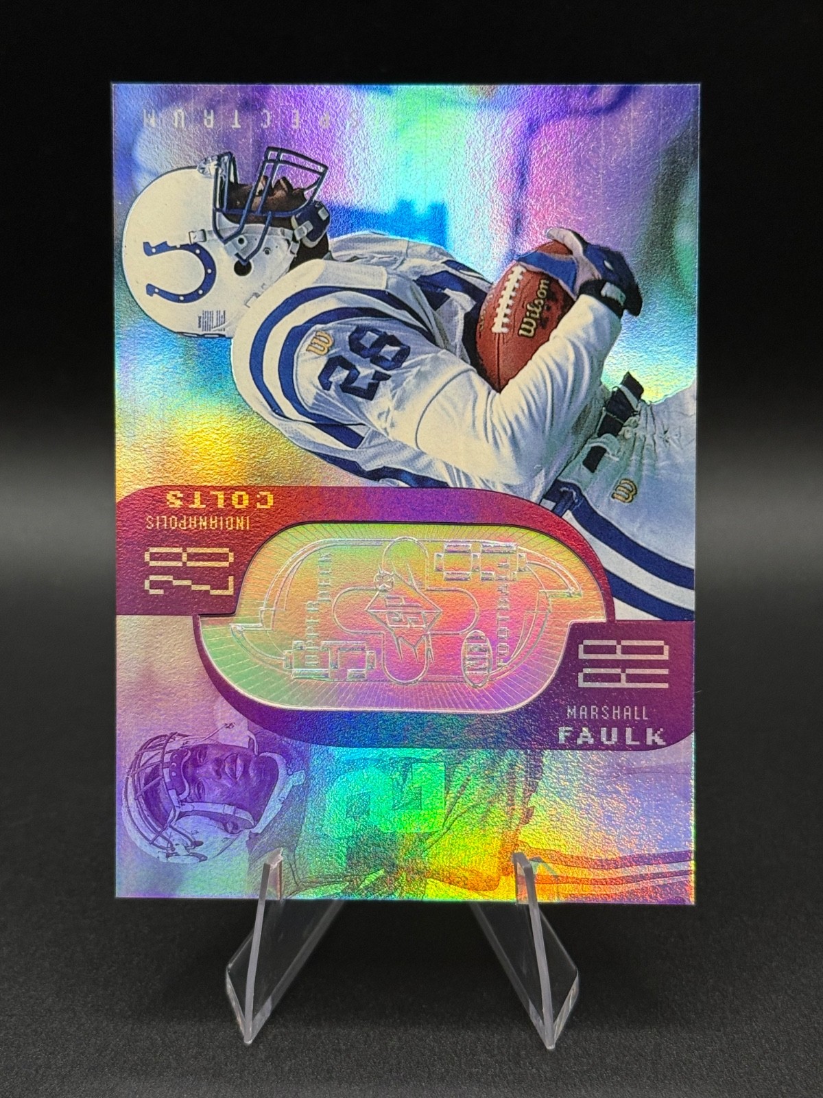 1998 Upper Deck SPx Finite – Marshall Faulk #35 Spectrum /1900- Colts NG1