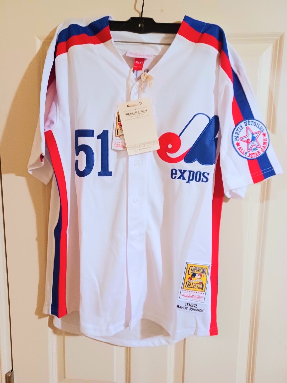 Montreal Expos Jersey Size Medium Randy Johnson Jersey New