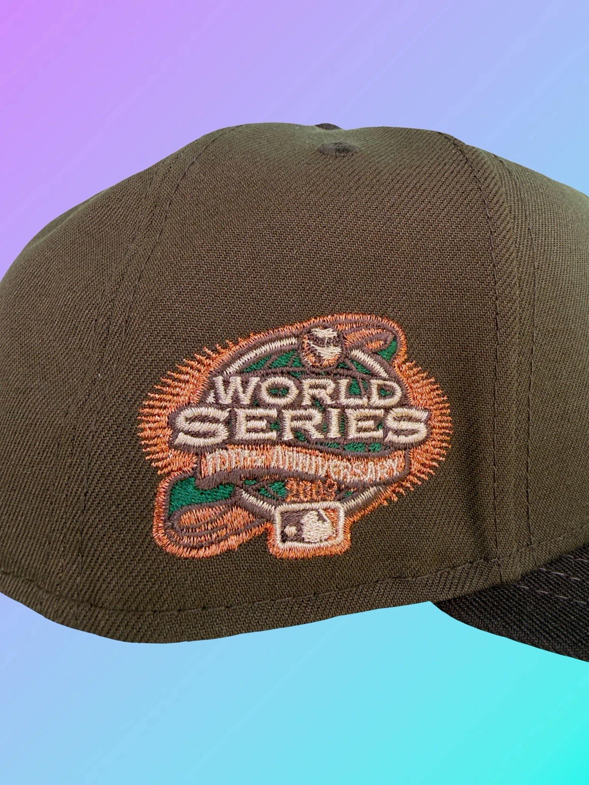 New Era Florida Marlins 9Fifty A-Frame SnapBack Hat Brown Copper Forest Green