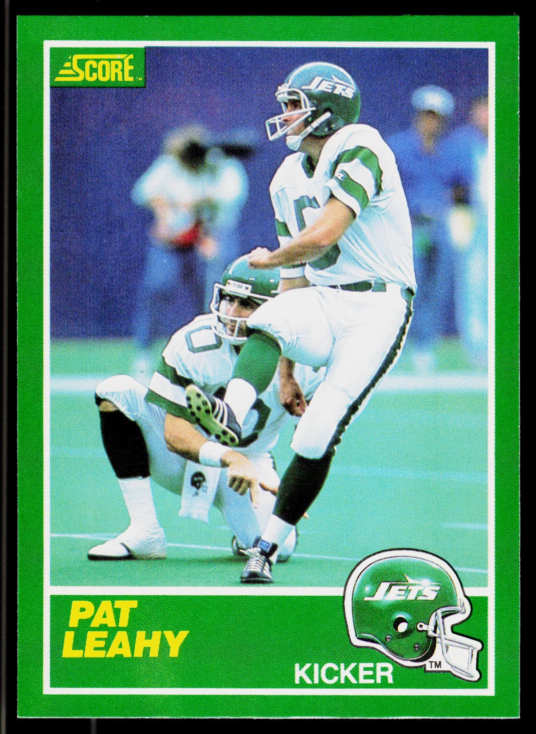Pat Leahy, 1989 Score, #231, New York Jets