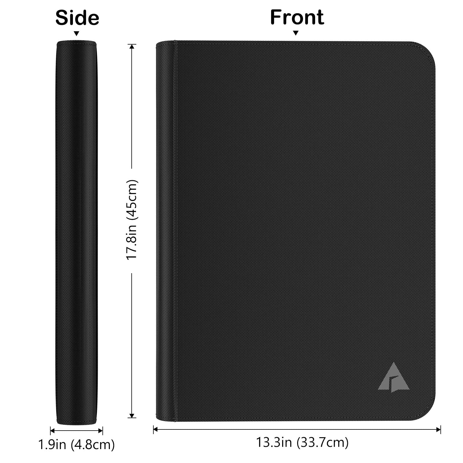 Rayvol Premium 1000+ Pockets Card Binder, 16-Pocket Ringless Trading Card Album