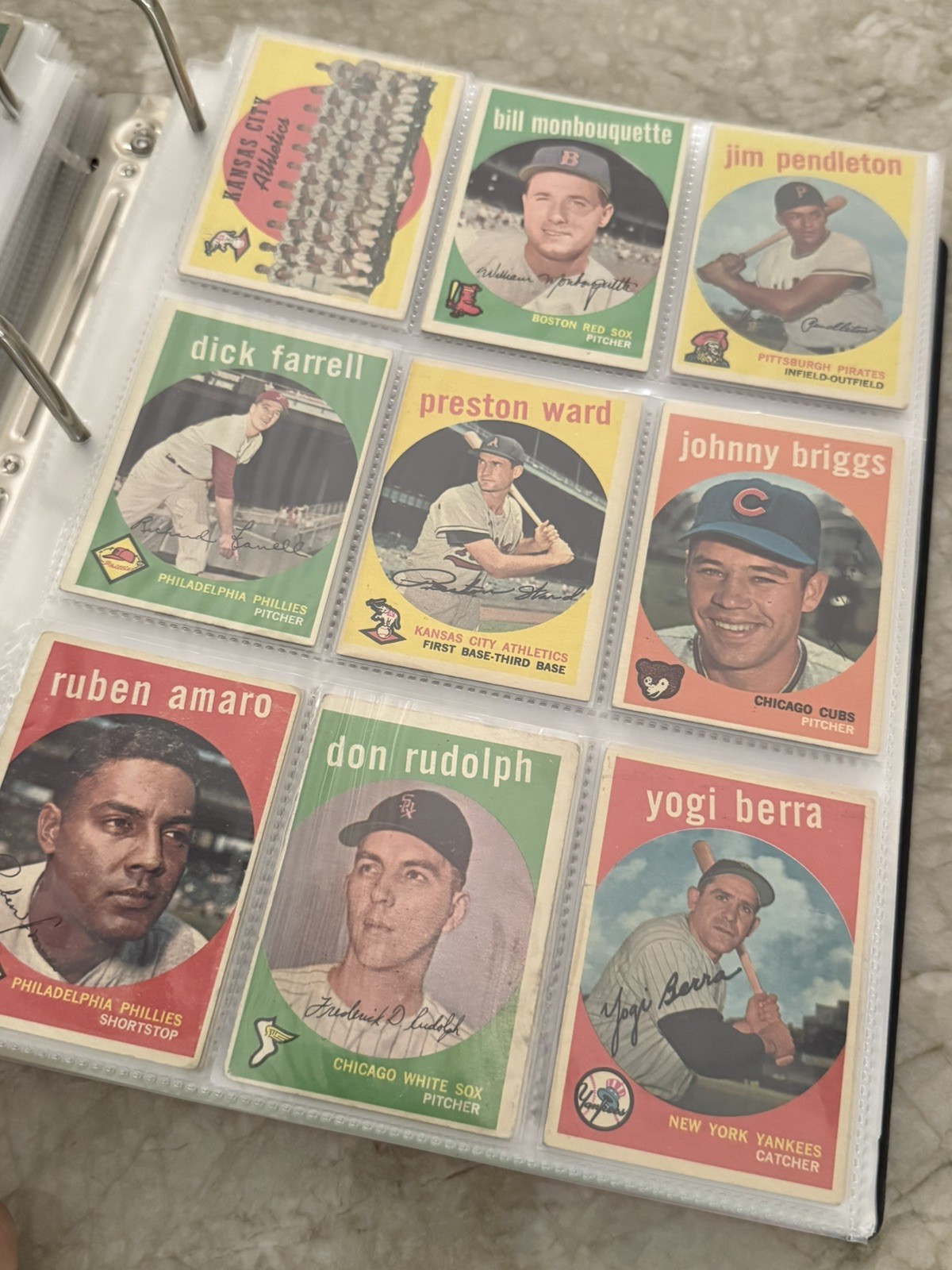 1959 Topps Baseball Complete Set 572 cards