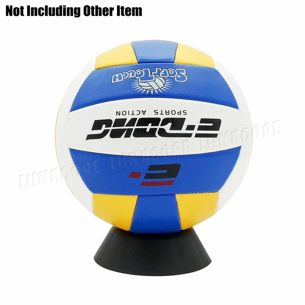 US 3PCS Display Ball Stand Set Plastic Black Ball Holder for Basketball Football