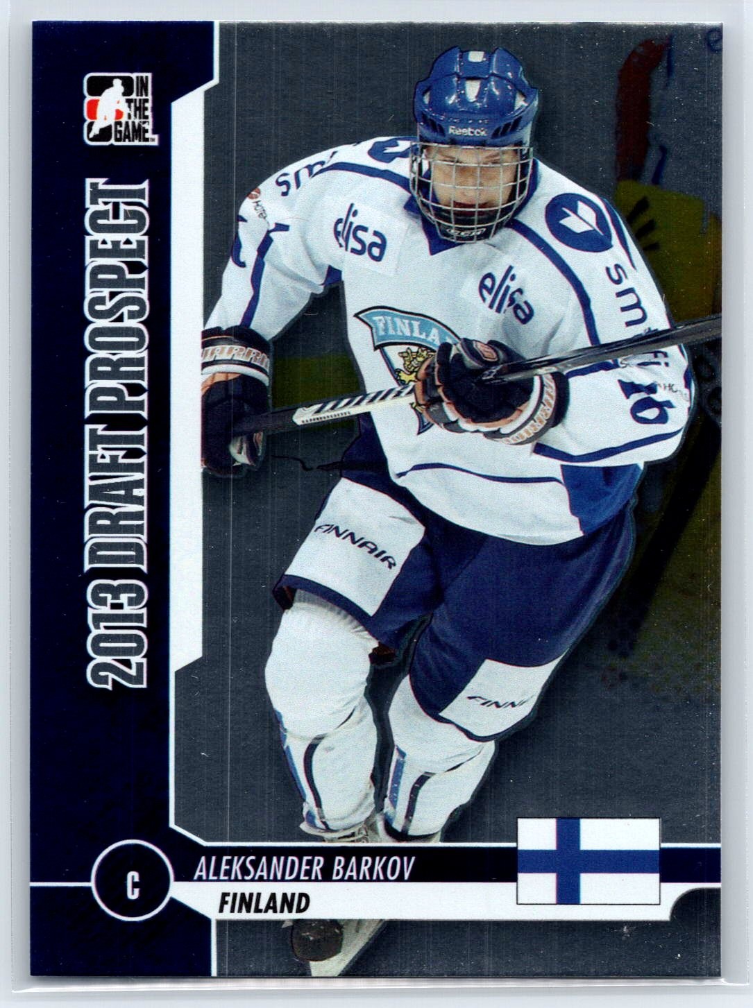 2012-13 In The Game Draft Prospects Aleksander Barkov Rookie Finland RC #2