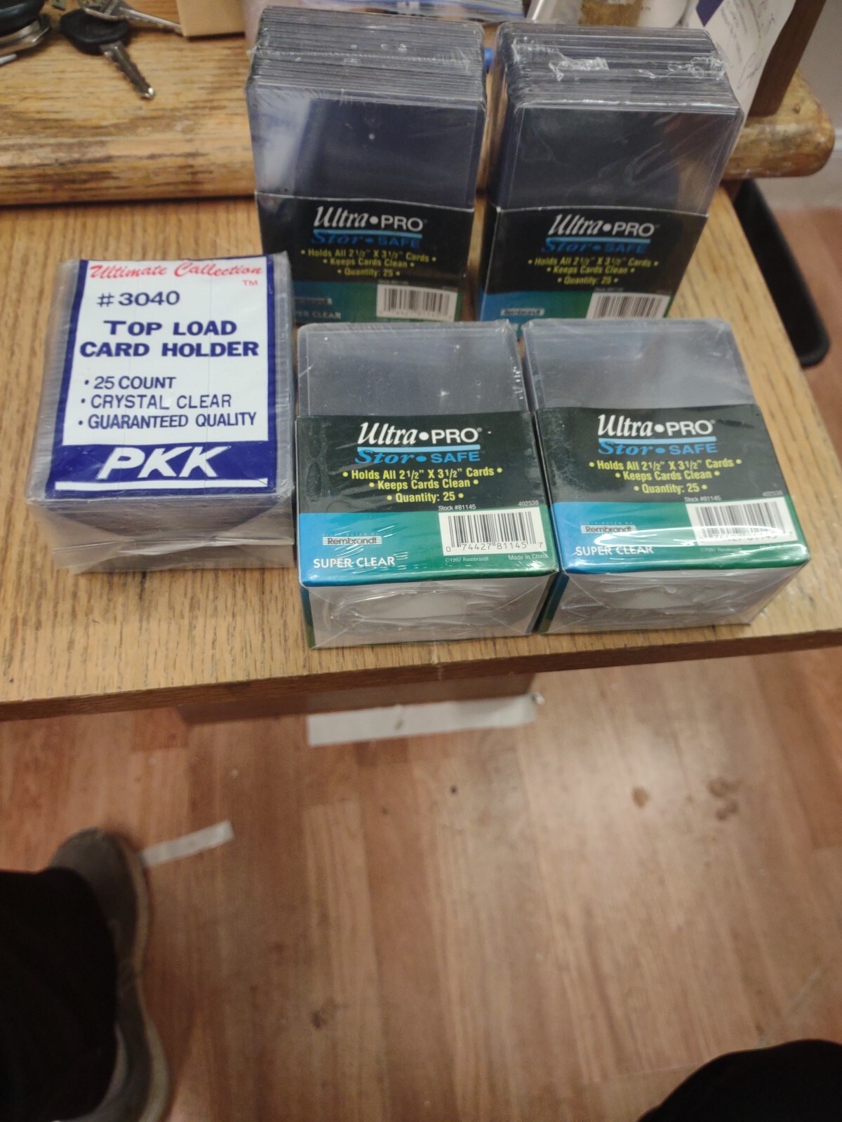 Ultra Pro Store Safe Toploader Holds Cards 125 Count