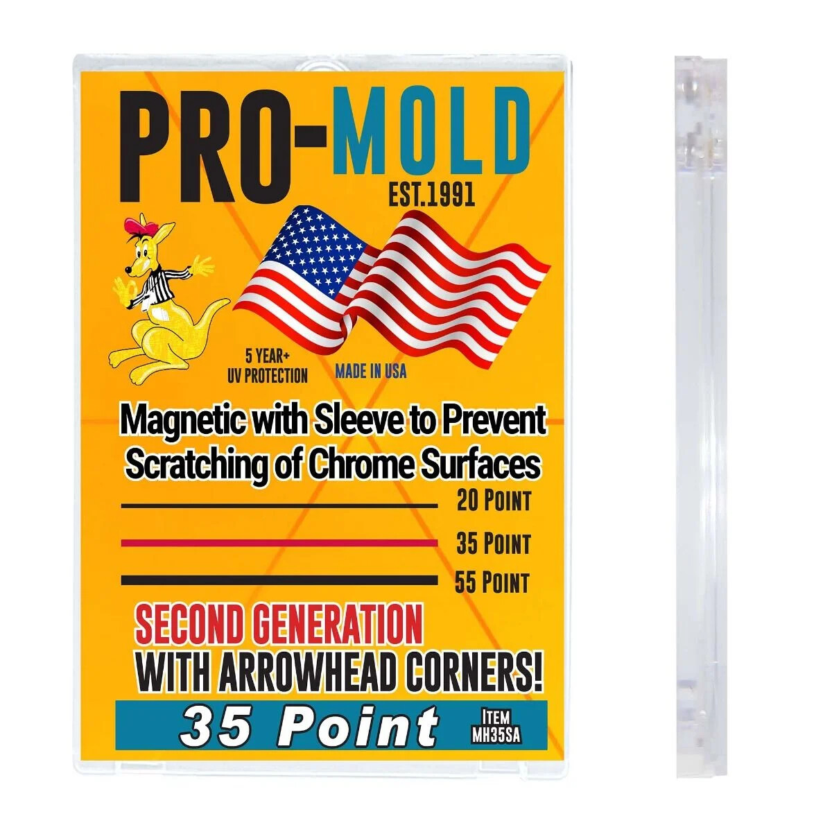 S – Pro Mold – 1 – 35pt Magnetic 2nd Gen Arrowhead Corner