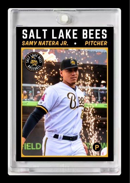 2026 Samy Natera Future Stars Rookie Card #29 Salt Lake Bees