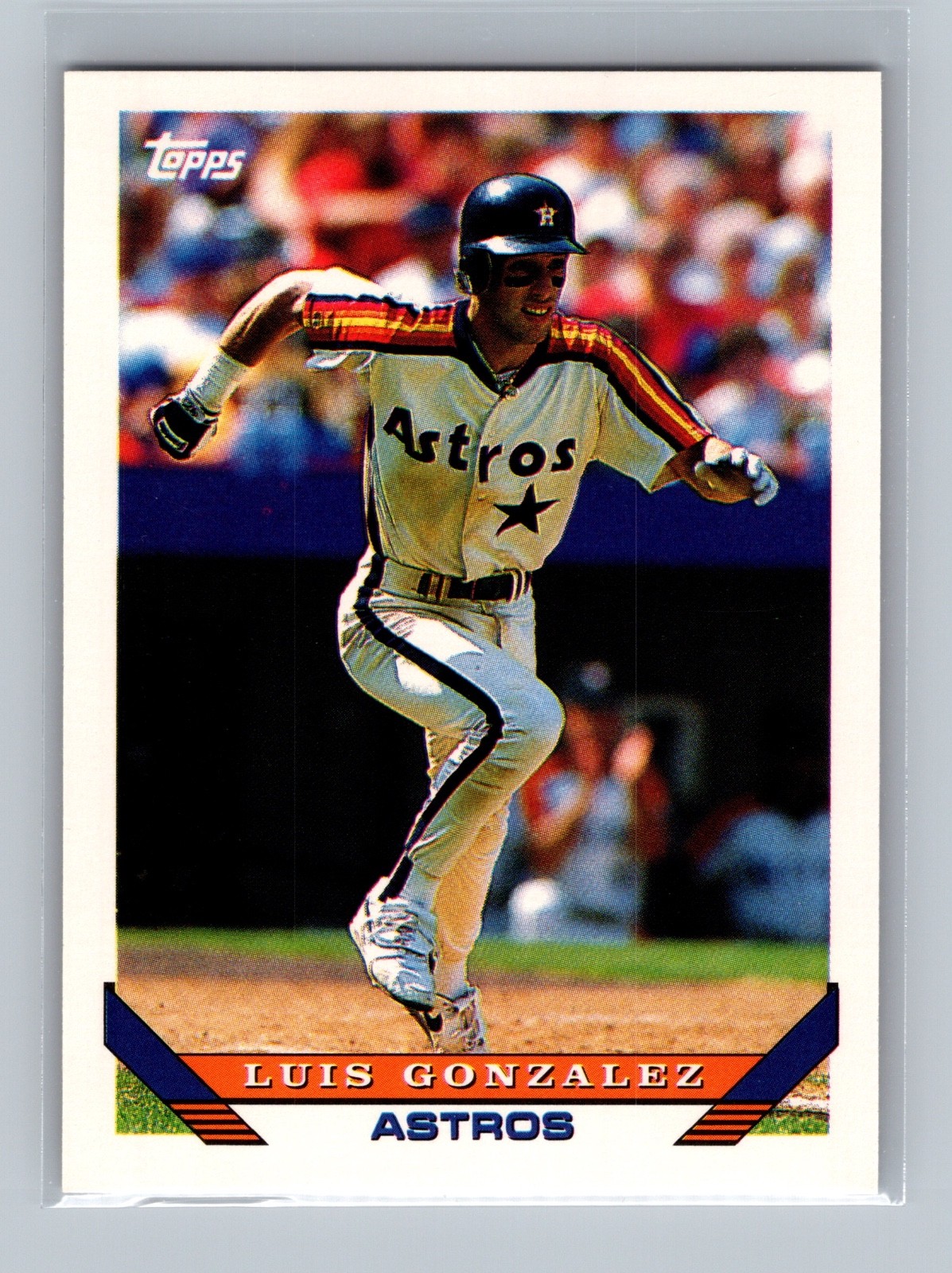 Luis Gonzalez Houston Astros #362 Topps 1993 Baseball Card