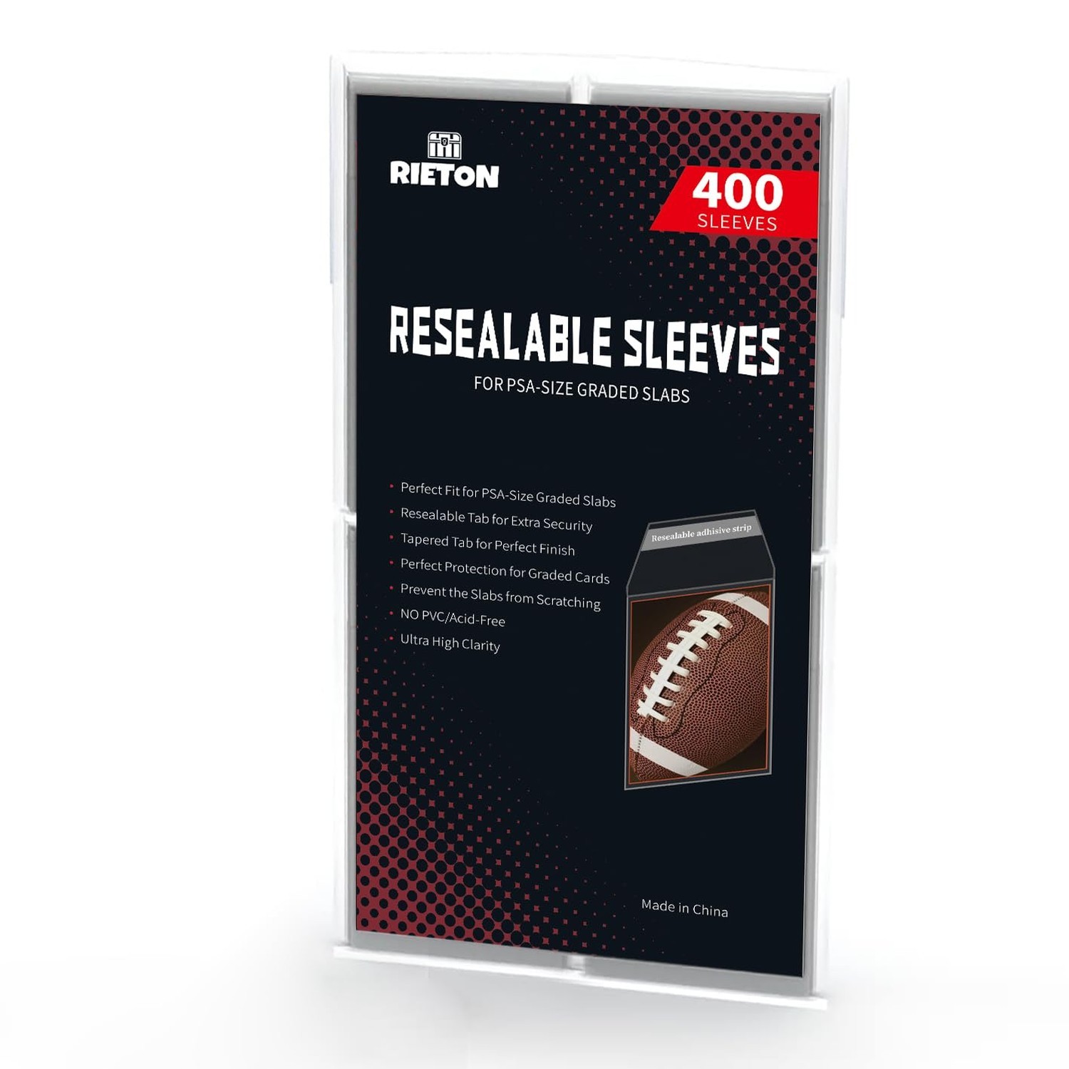 Graded Card Sleeves for PSA-Sized Slabs, Resealable Slab Card Sleeve Compatib…