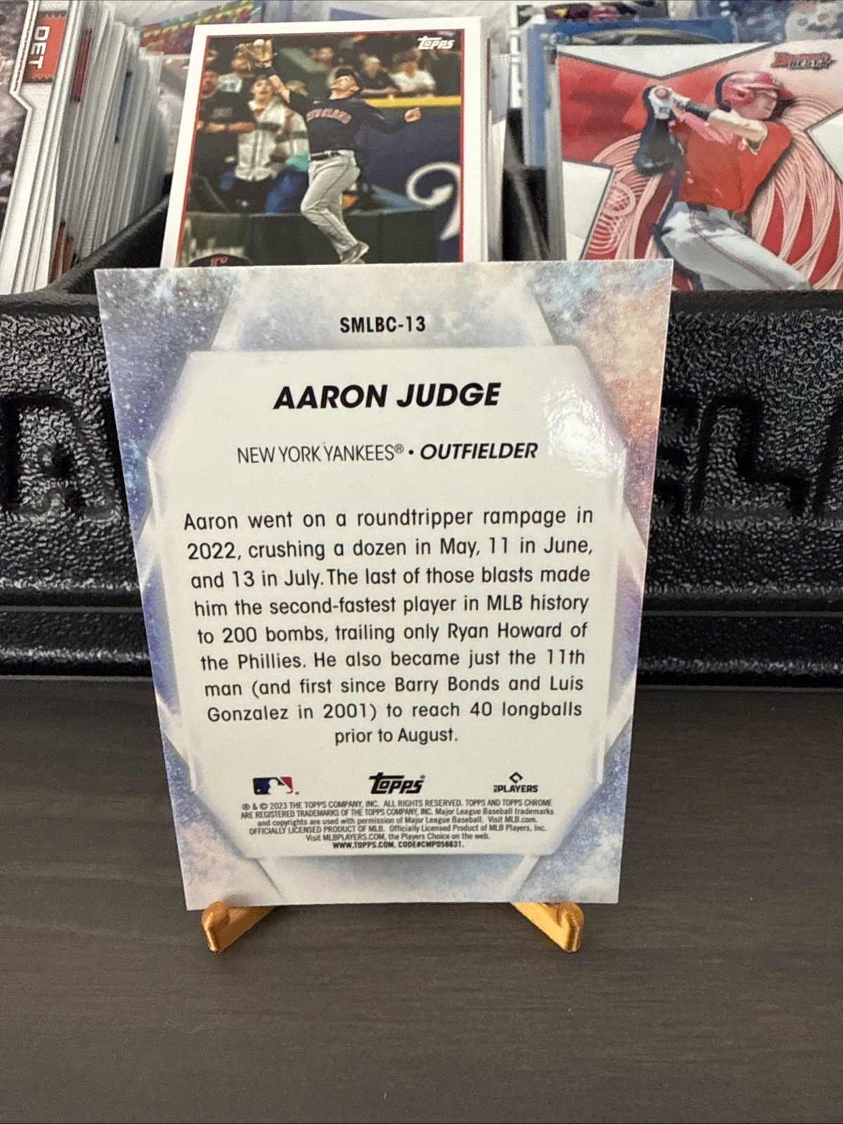 2023 Topps Chrome Aaron Judge #SMLBC-13 Stars of MLB New York Yankees