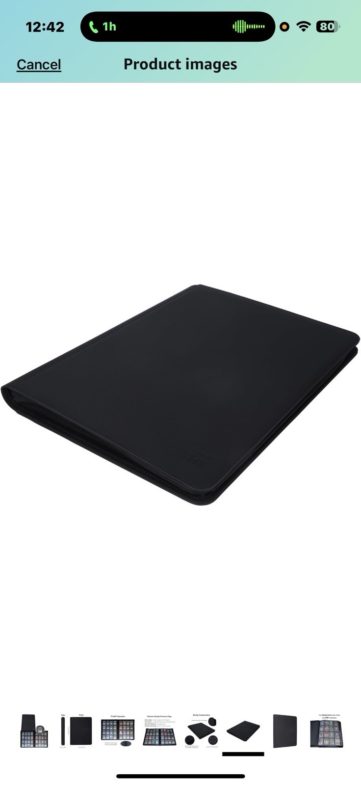 Top Loader Card Binder x6
