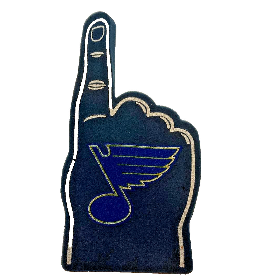 St. Louis Blues NHL Foam Finger 16” hockey Missouri blue MO #1 One blue