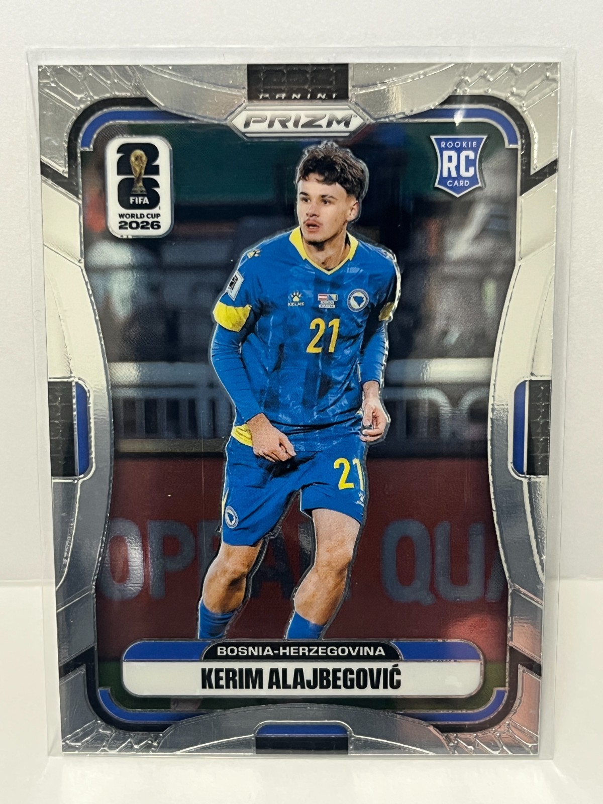 2026 Panini Prizm FIFA World Cup Kerim Alajbegovic Base RC Rookie Bosnia #475