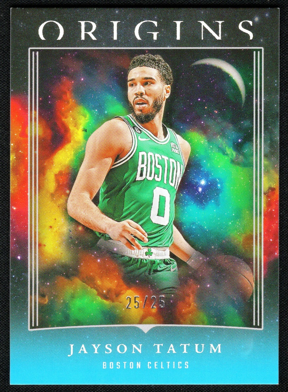 Jayson Tatum 2023-24 Panini Origins #10 Turquoise 25/25 Bookend SSP