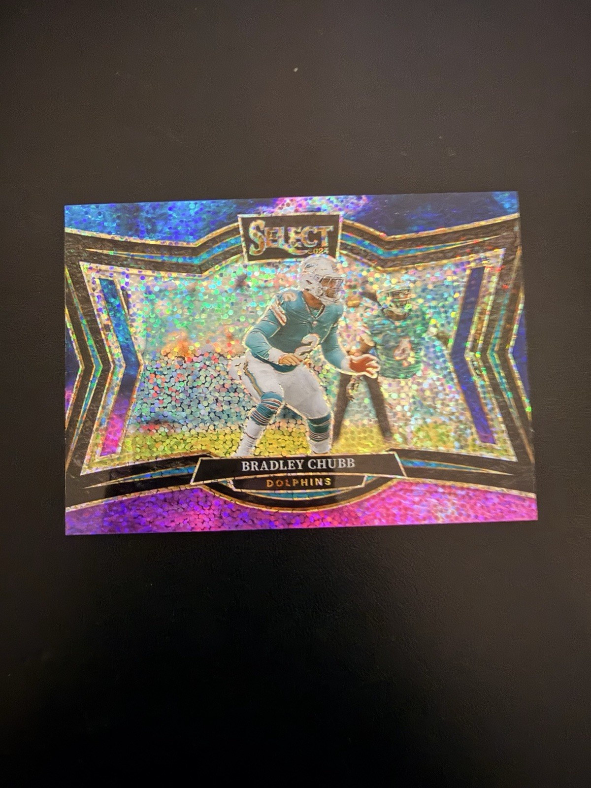 Panini 2024 Select Bradley Chubb Cosmic Dolphins Field Level Prizm #409