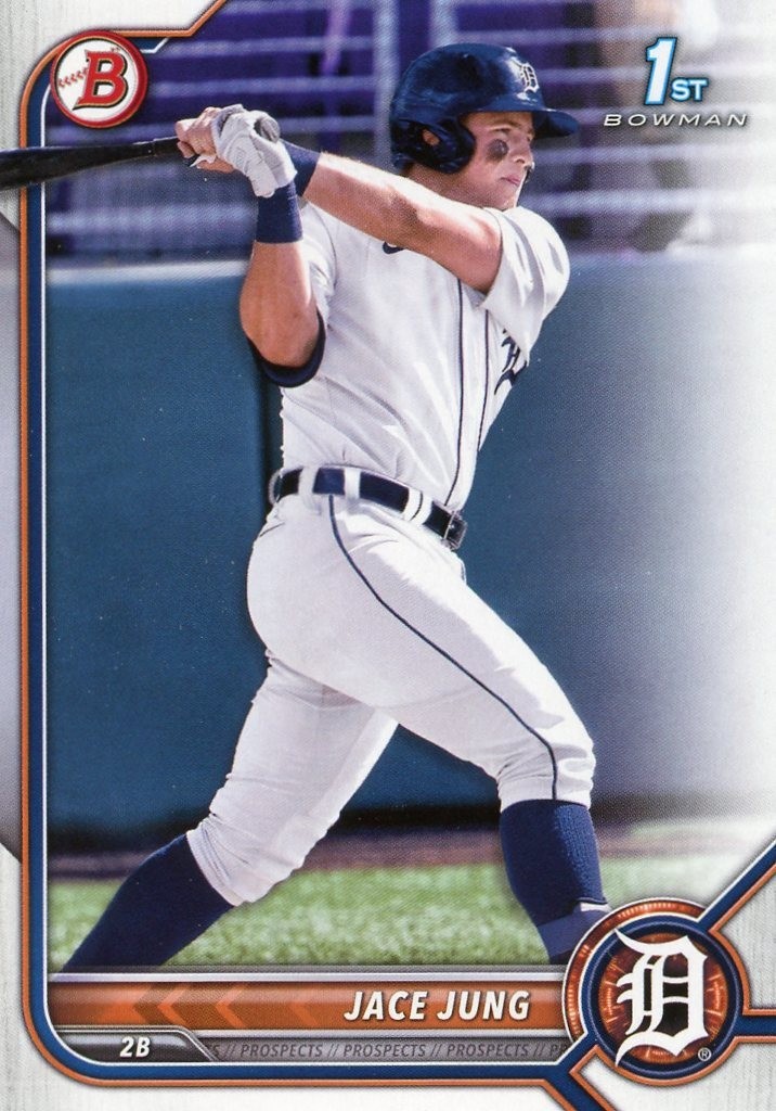 2022 Bowman Draft DETROIT TIGERS Team Set (4 cards)