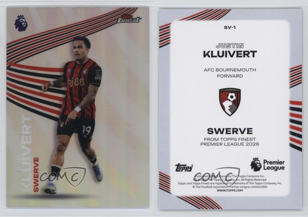 2025-26 Topps Finest Premier League Swerve Justin Kluivert #SV-1 0c3h