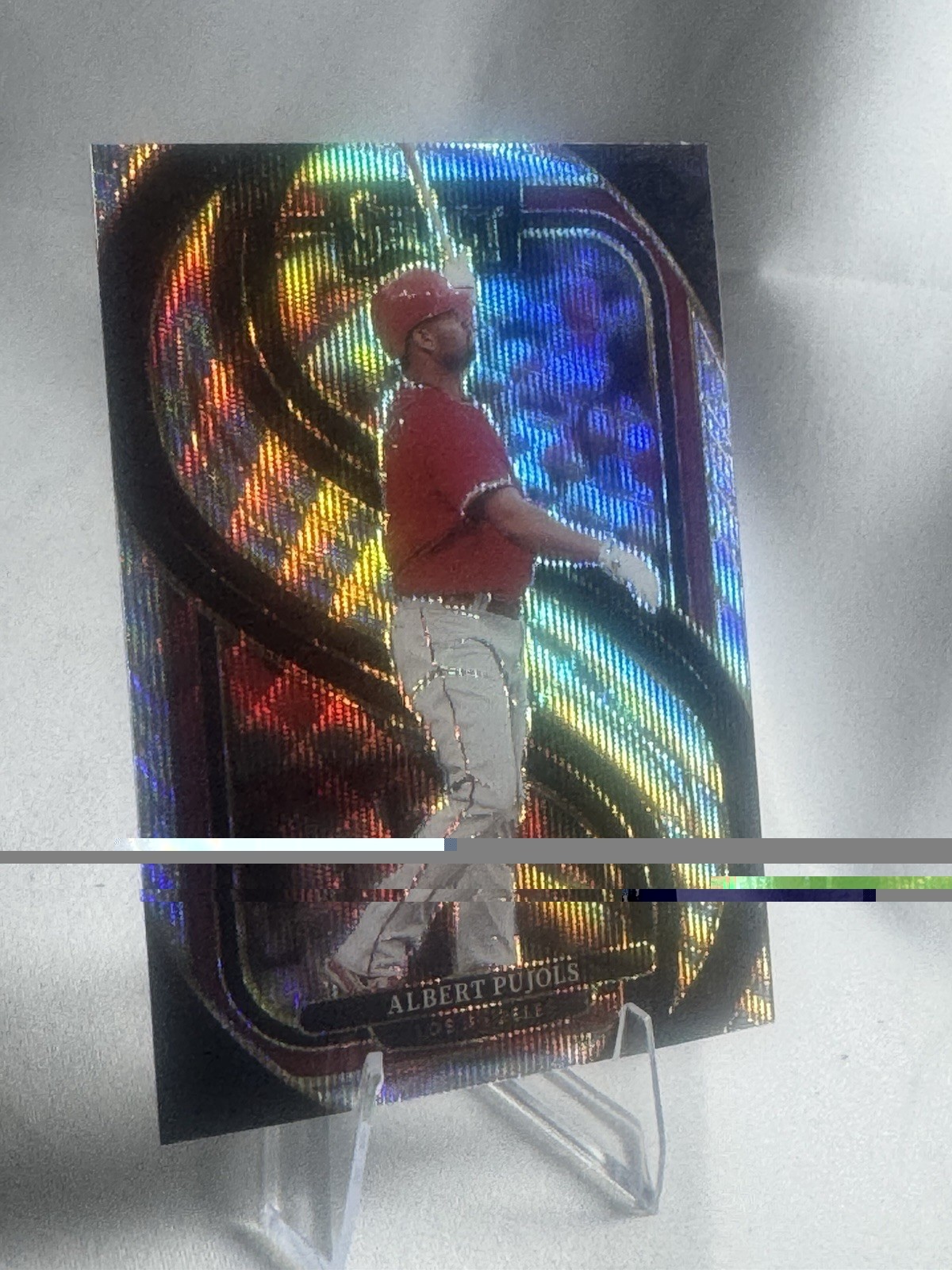 2025 Panini Select – Premier Level Albert Pujols #101 Silver Wave Prizm