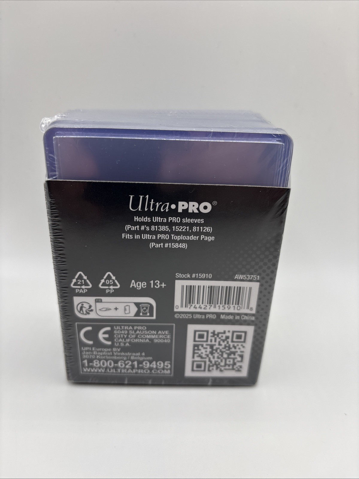 Ultra Pro 3X4 PLATINUM Toploaders 35pt 1 Pack of 25 (25 Total)