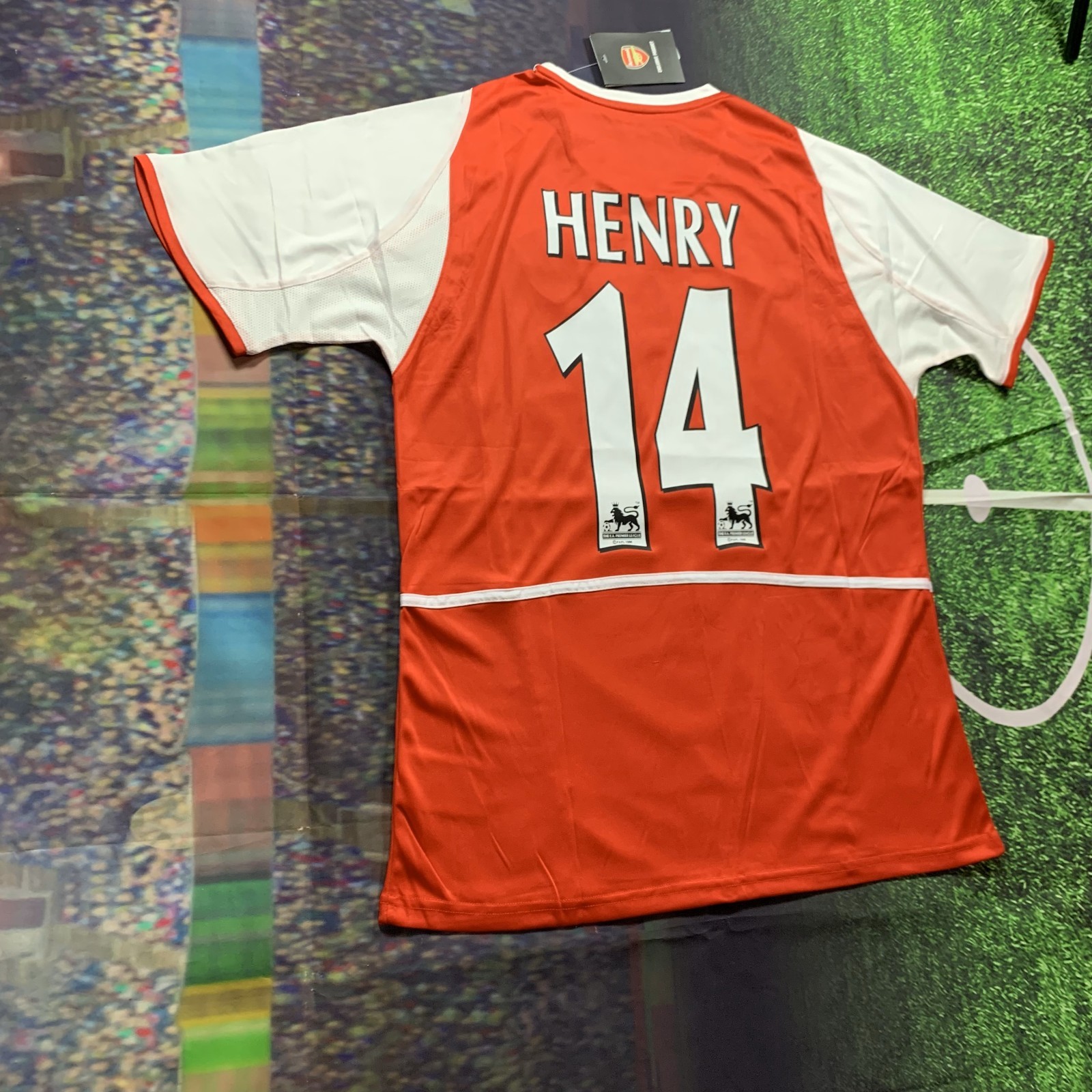 Thierry Henry Arsenal 2002/2003 Home Jersey – Retro Jersey – Mens Sizes – NWT