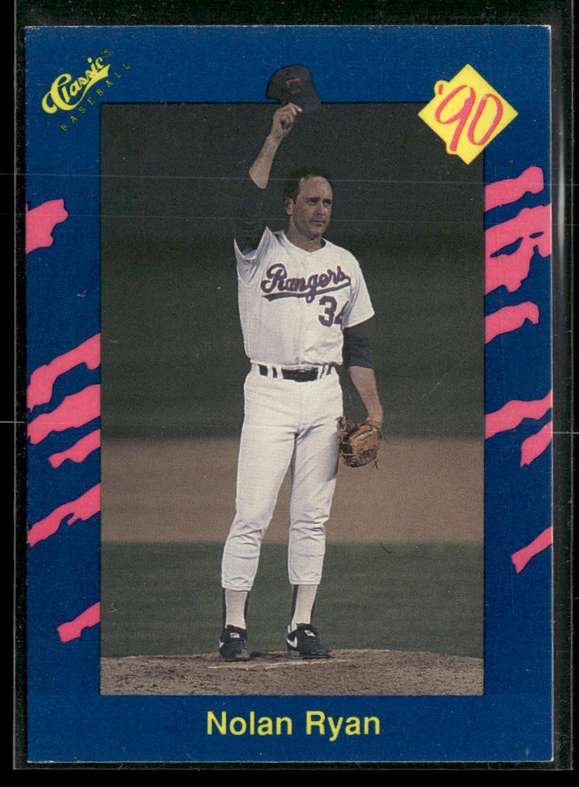 1990 Classic Blue #1 Nolan Ryan