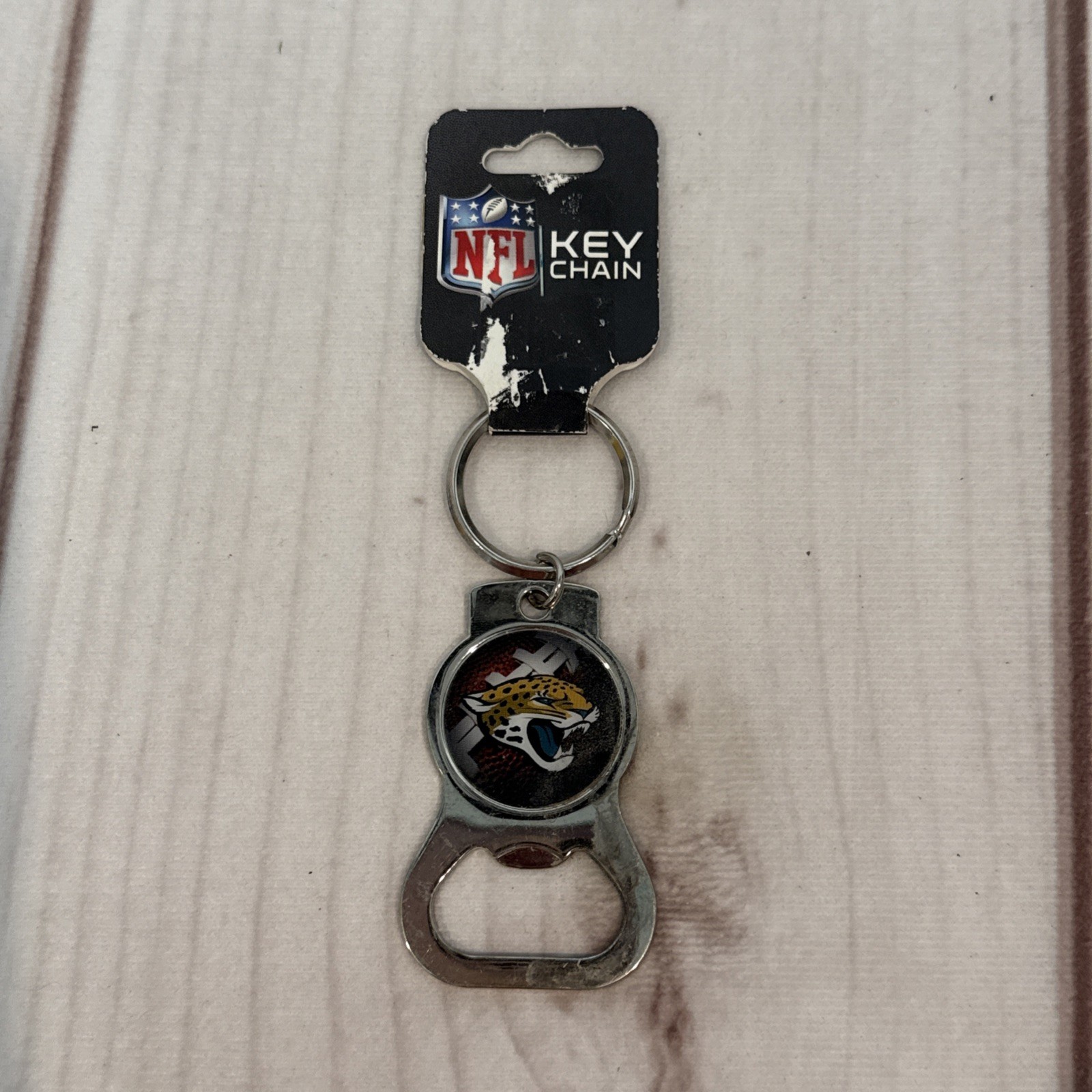 NEW Jacksonville Jaguars Keychain/Bottle Opener – Aminco; NFL Licensed!