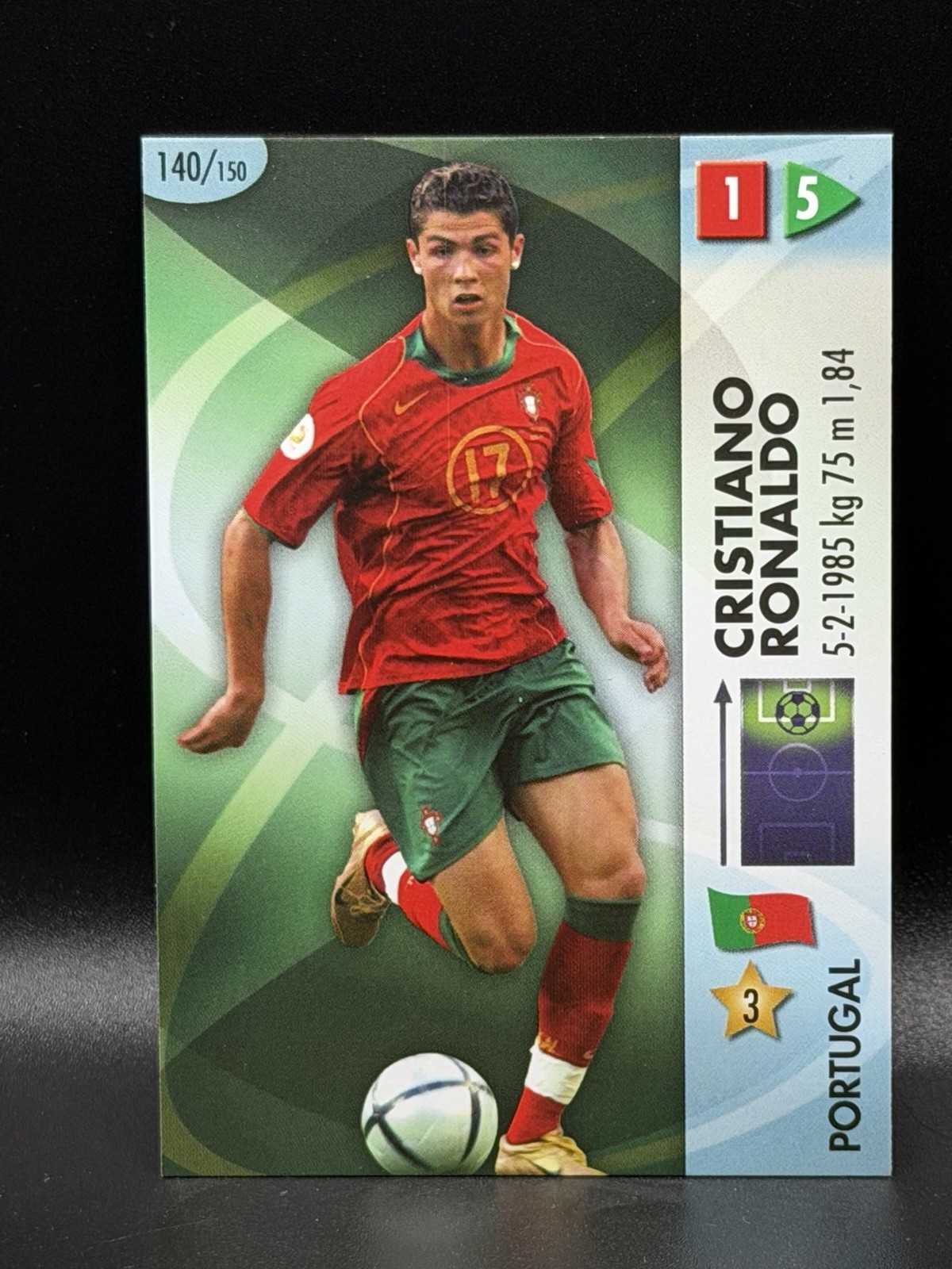 2006 Panini GOAAAL! World Cup – Cristiano Ronaldo #140 Made In Italy