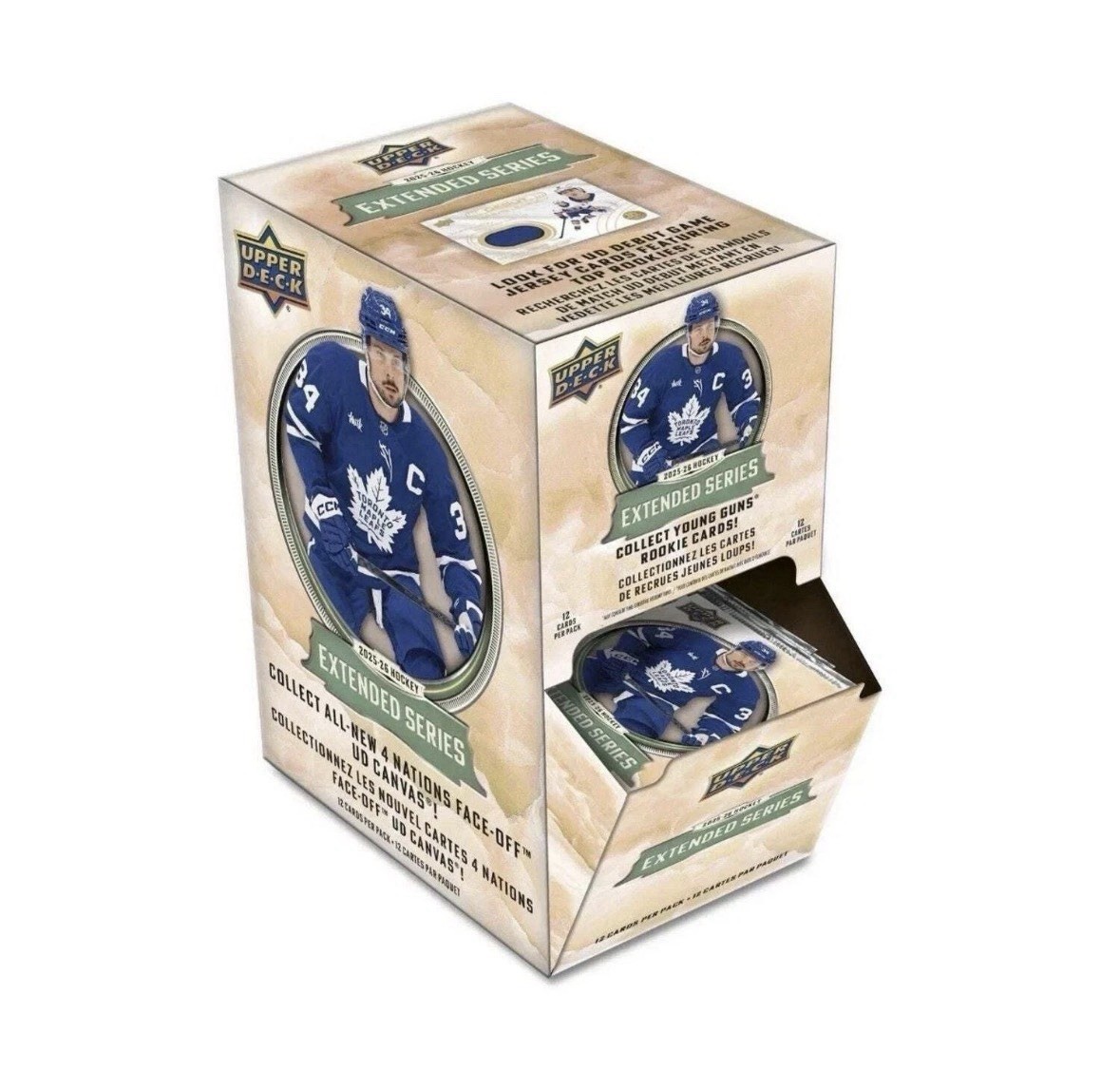 2025-26 Upper Deck Extended Series Hockey 28-Pack Gravity Feed Box FREE SHIP