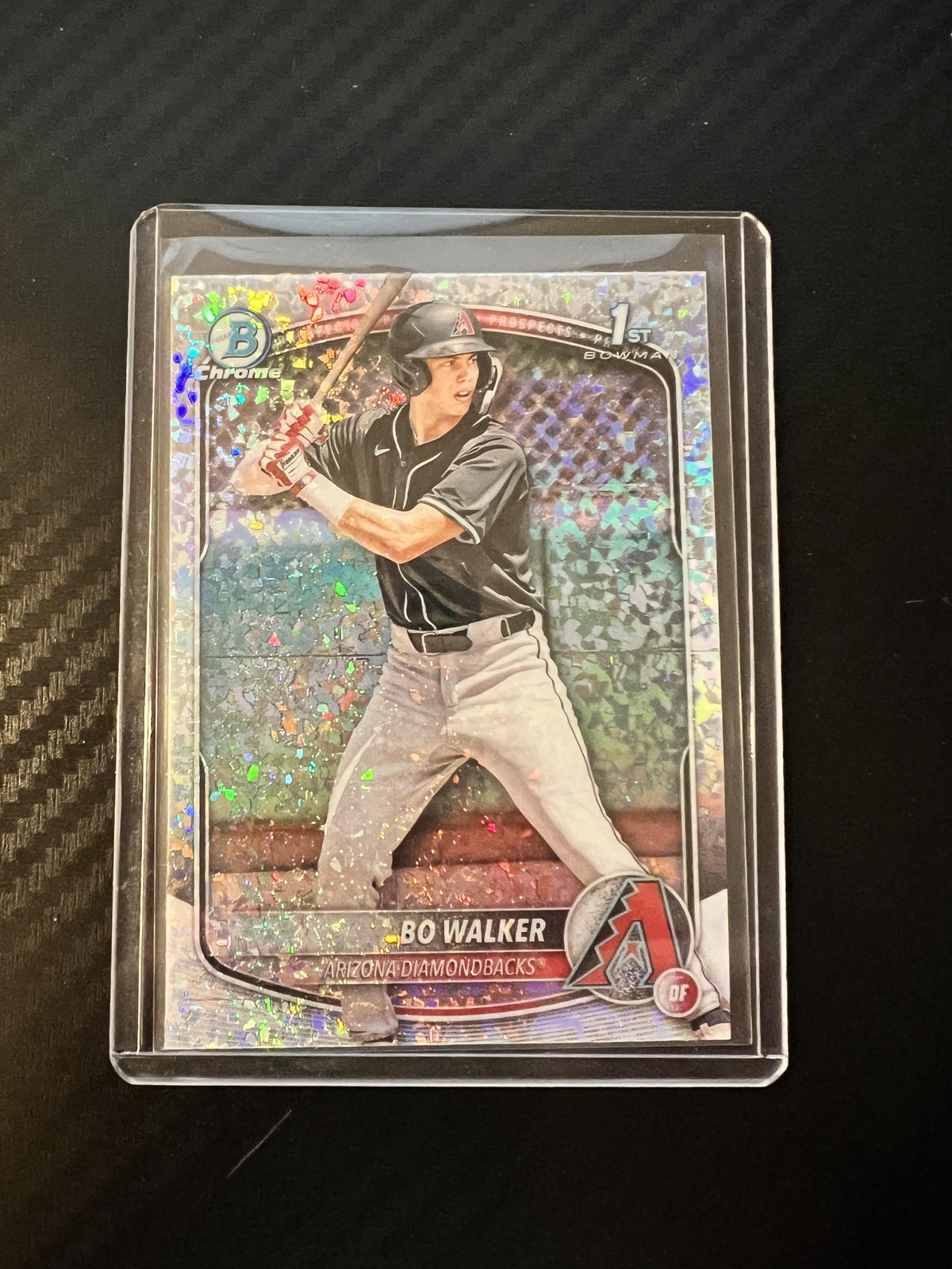 2025 Bowman #BCP-92 Bo Walker Chrome Prospects Mini Diamond Refractor