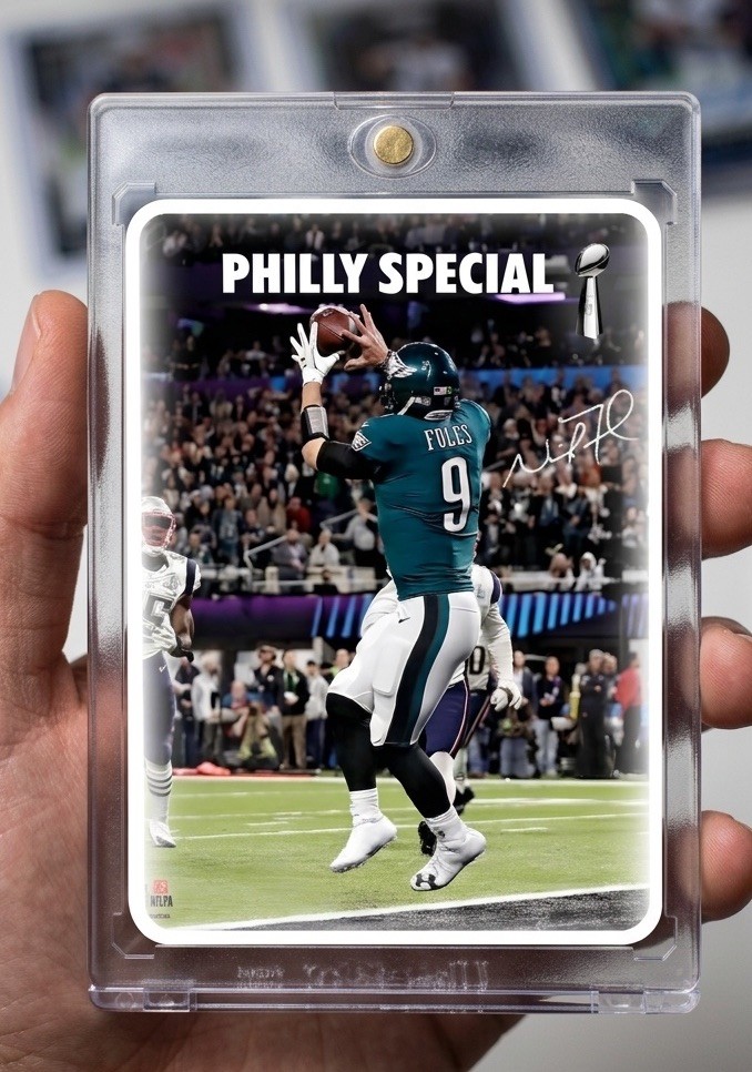 “Philly Special” ~ Nick Foles NFL Card – Philadelphia Eagles Full Art Super Bowl