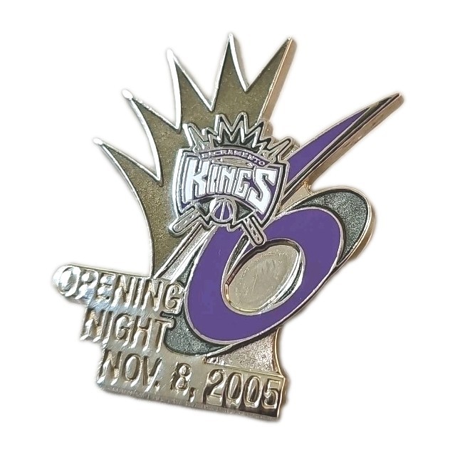 Rare 2005-2006 Sacramento Kings Opening Night Pin – Last Playoff Season Of 2000s
