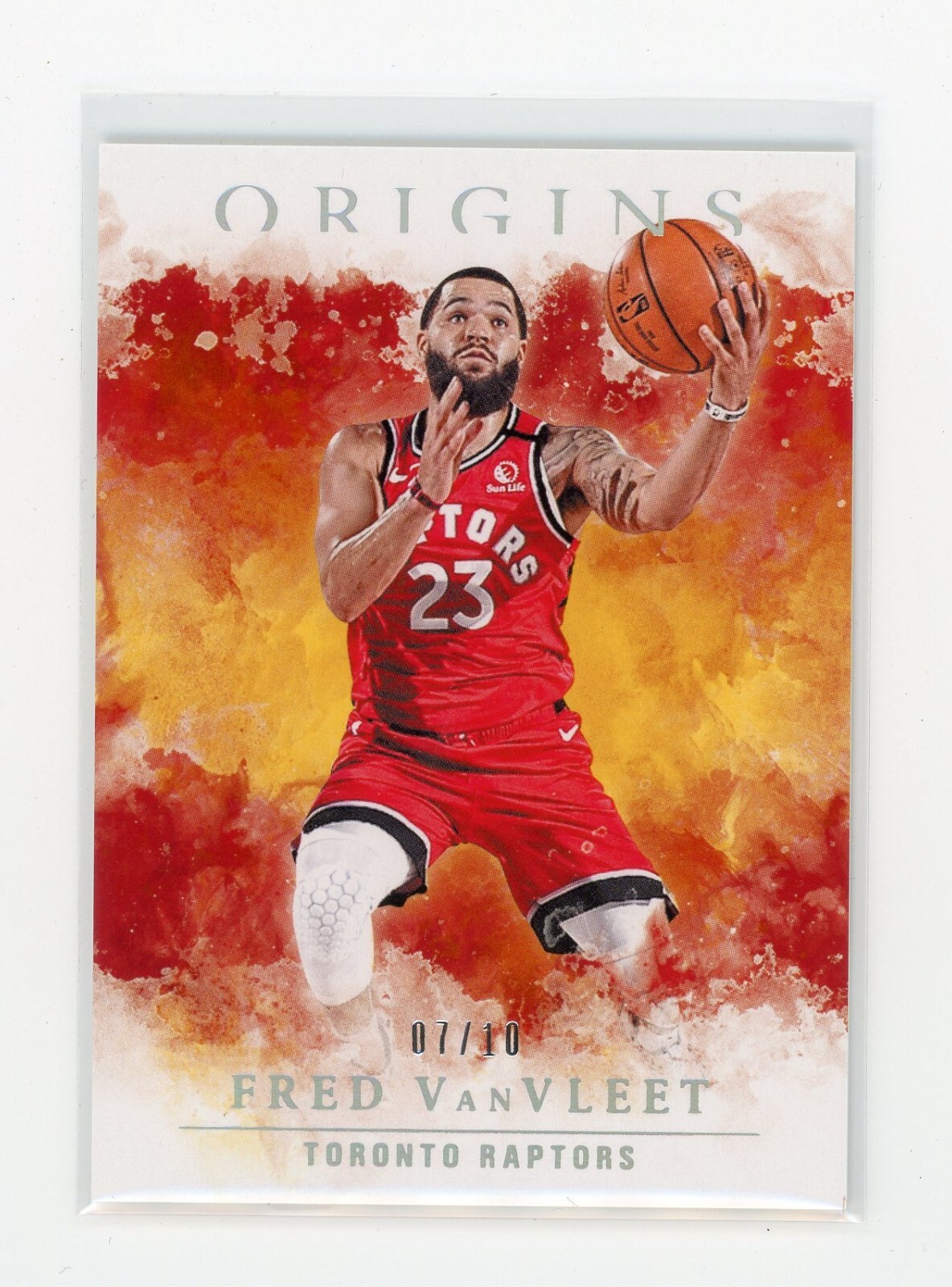 2020-21 Panini Origins Basketball FRED VANVLEET Gold #d 07/10