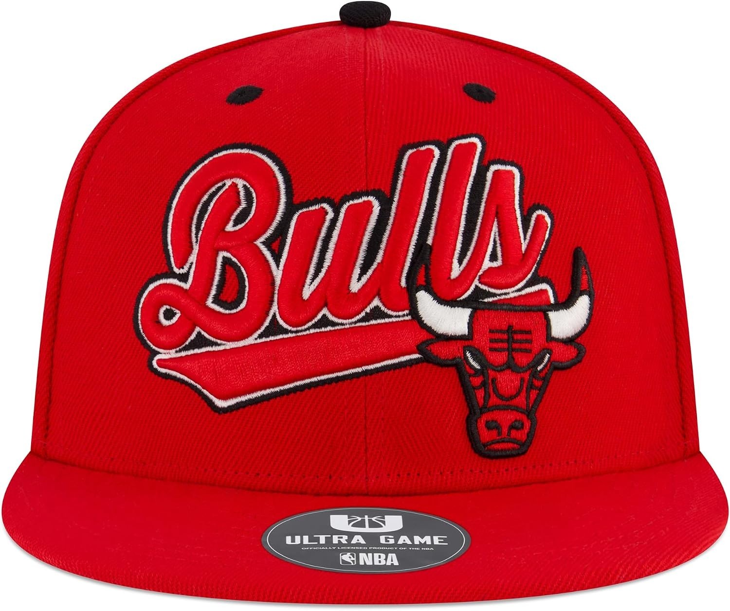 NBA Chicago Bulls Men’s Cap – 3D Embroidered, Snap Closure for All-Day Style