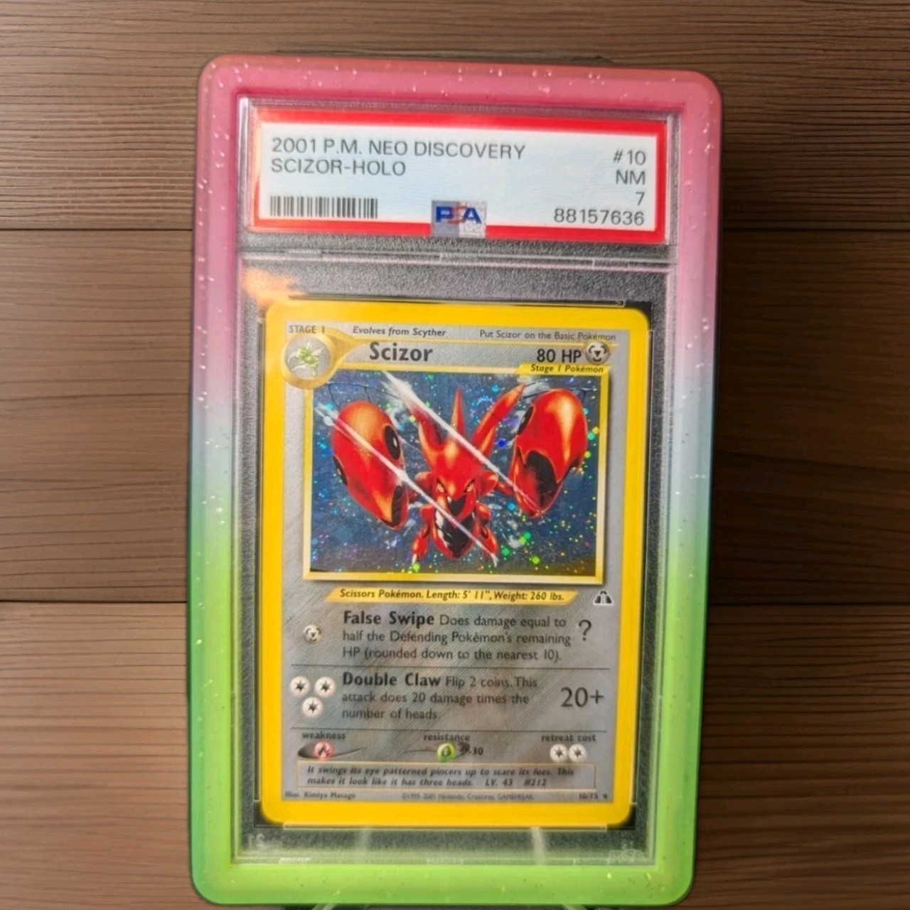 Gradient PSA Bumper Pro Guard – Graded Card Slab Skin Case Pokemon | Neon Night