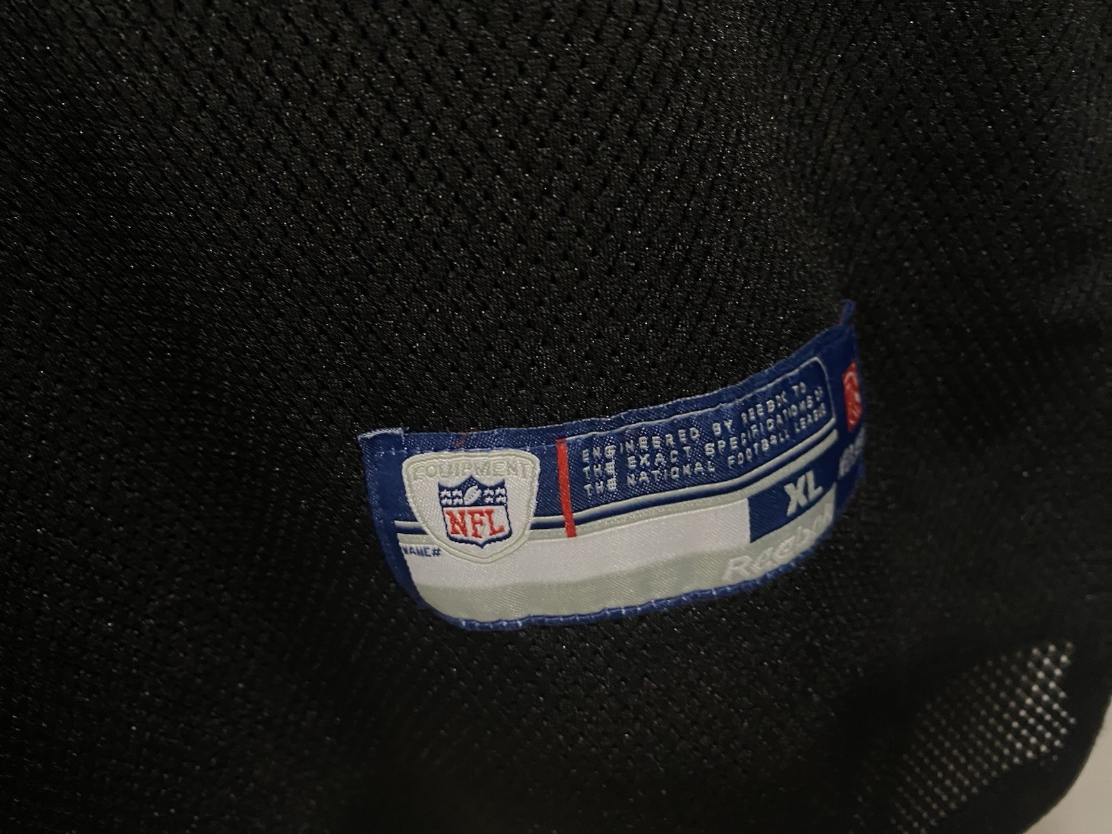 Reebok NFL Ravens Jersey Mens XL (18-20) Joe Flacco #5 Black Stitched Mesh
