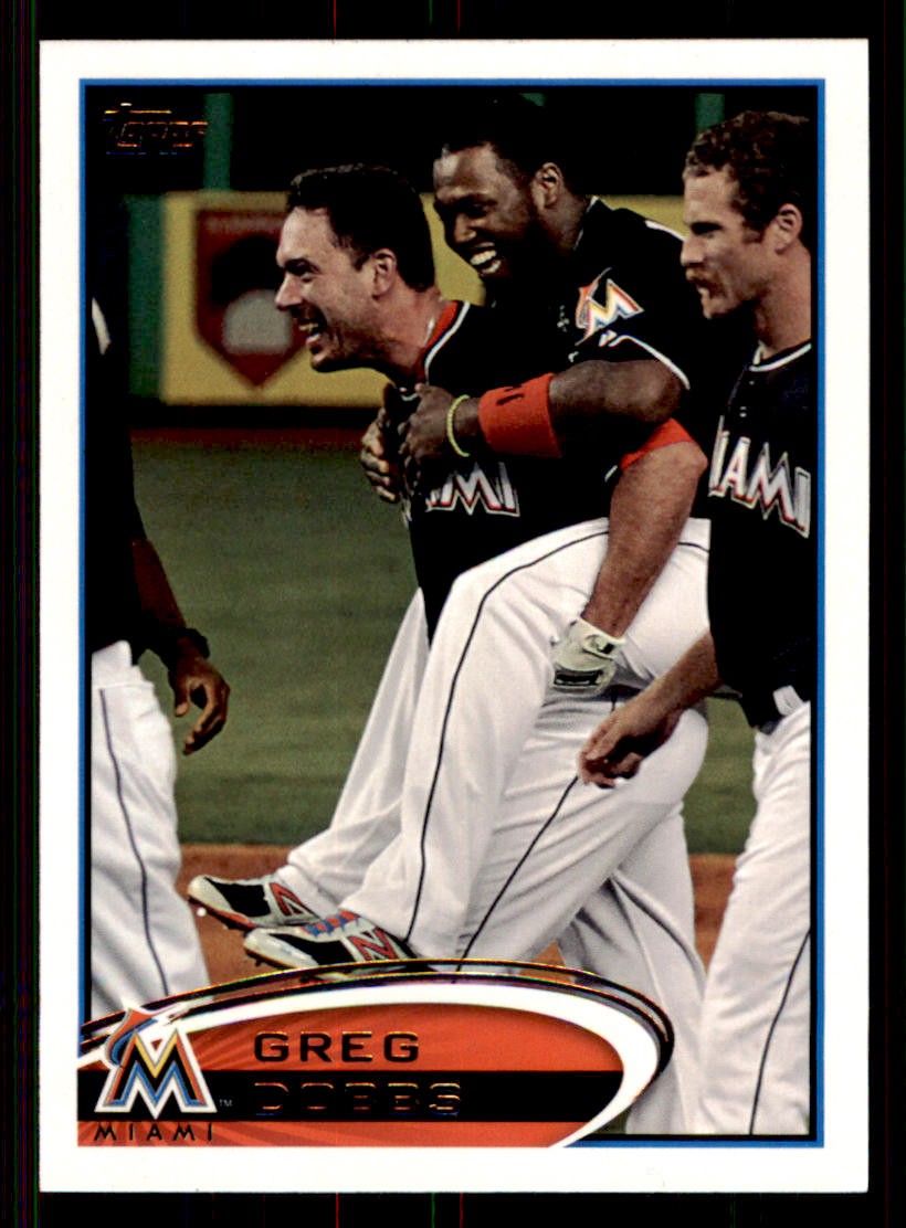2012 Topps Update #US207 Greg Dobbs Miami Marlins