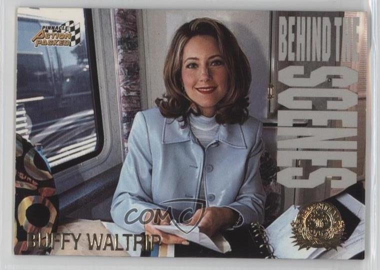 1996 Pinnacle Action Packed Behind the Scenes Buffy Waltrip Michael #86 0s5