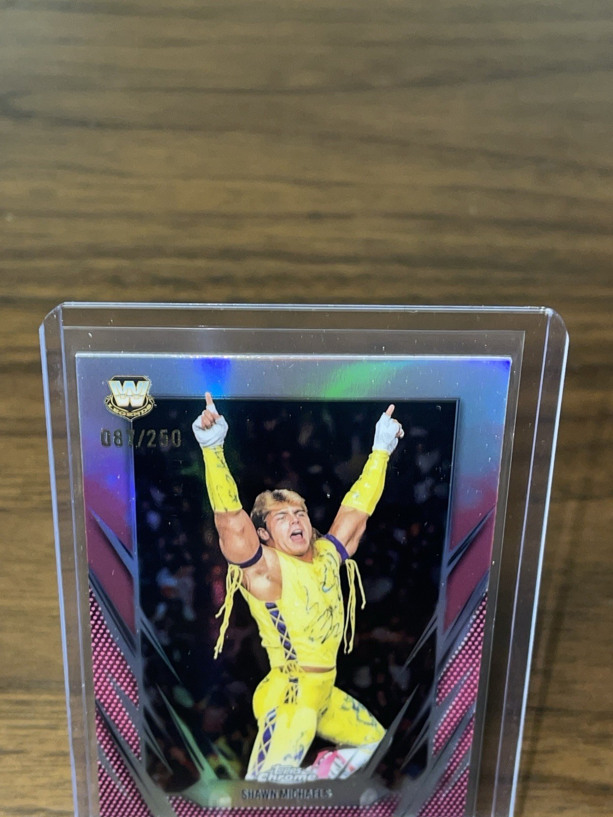 Shawn Michaels Pink Refractor /250 2026 Topps Chrome WWE #59