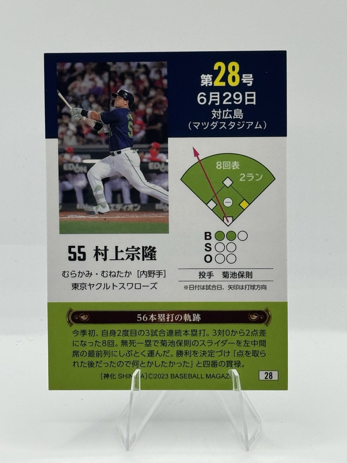 2023 BBM Munetaka Murakami Shin-Ka – Munetaka Murakami #28 (RC) P92