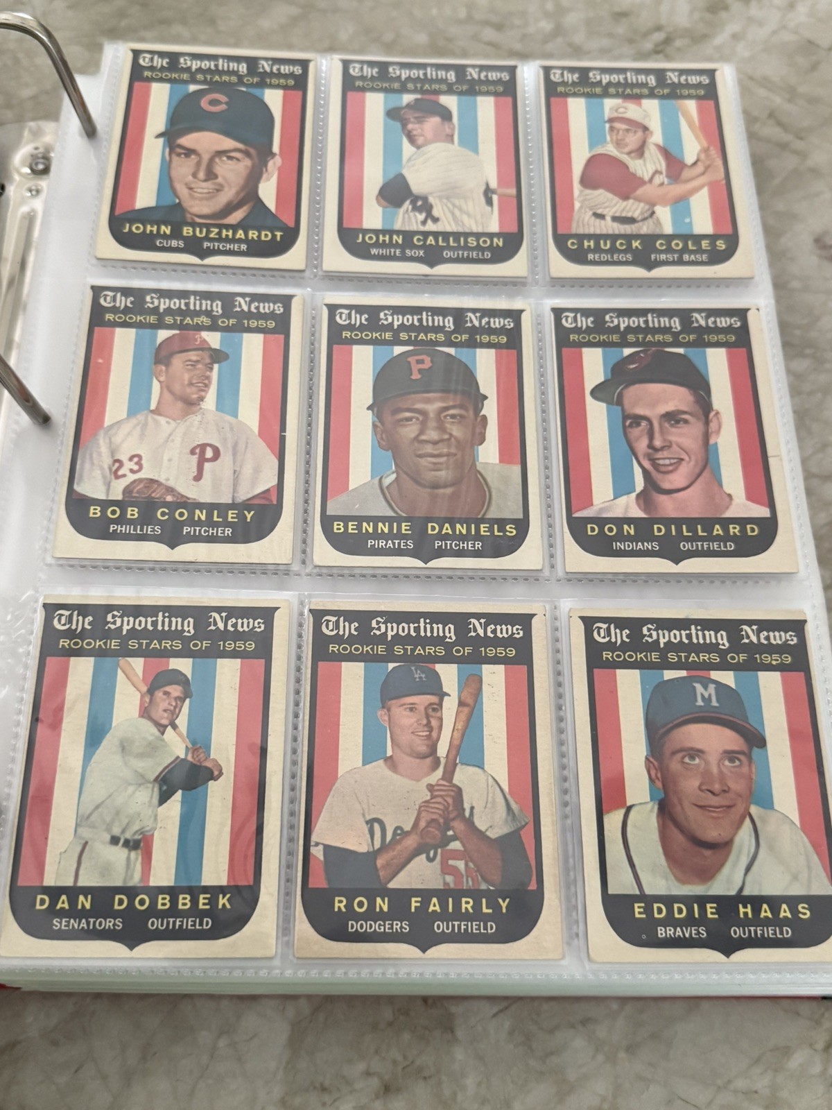 1959 Topps Baseball Complete Set 572 cards