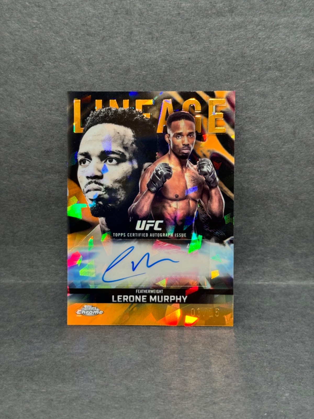 Lerone Murphy Lineage Auto /25 2026 Topps Chrome UFC