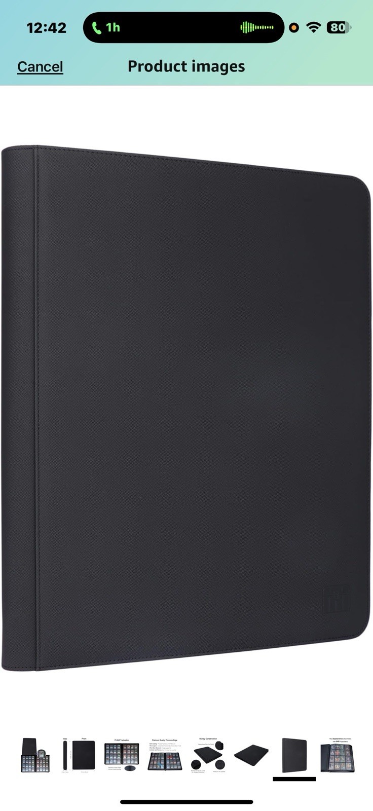 Top Loader Card Binder x6