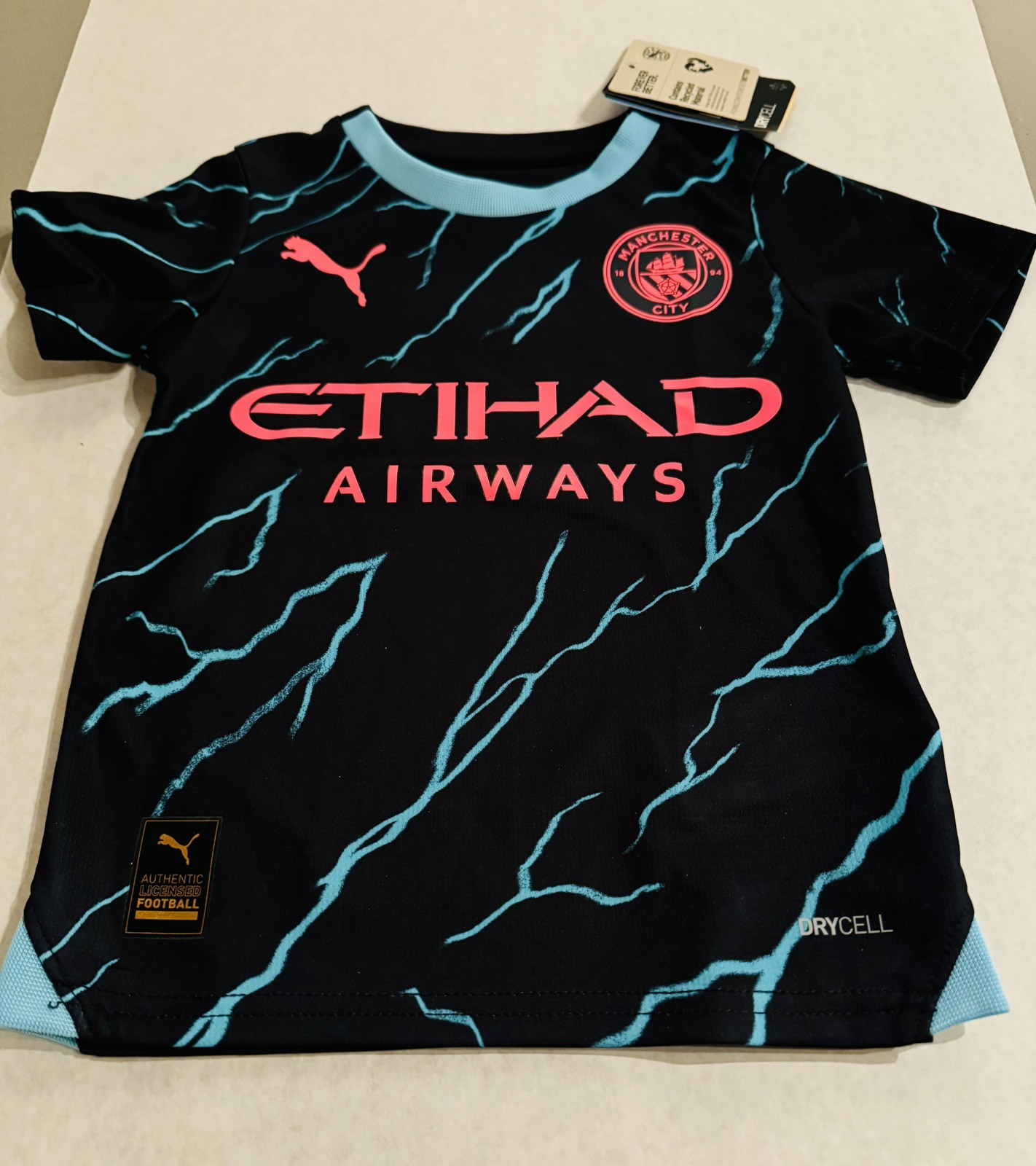 Puma – Manchester City – 2023-24 Third Soccer Shirt – 2T – New with Tags