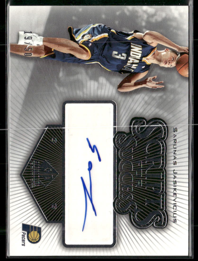 2005-06 SP Signature Edition #SS-SJ Sarunas Jasikevicius Scripts #/50