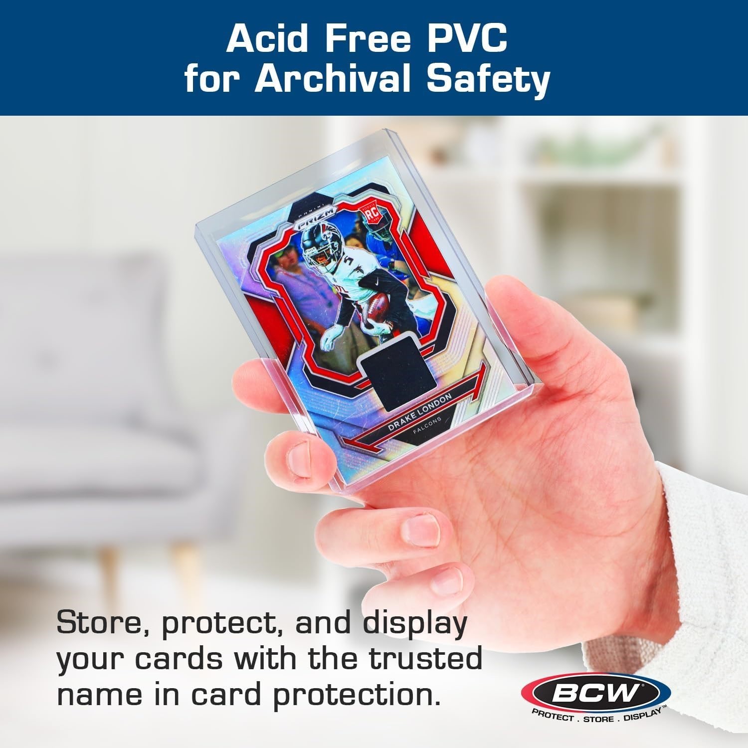 40 BCW Thick Trading Card Topload Protectors 108 Pt. Holders 3×4 Rigid Clear PVC