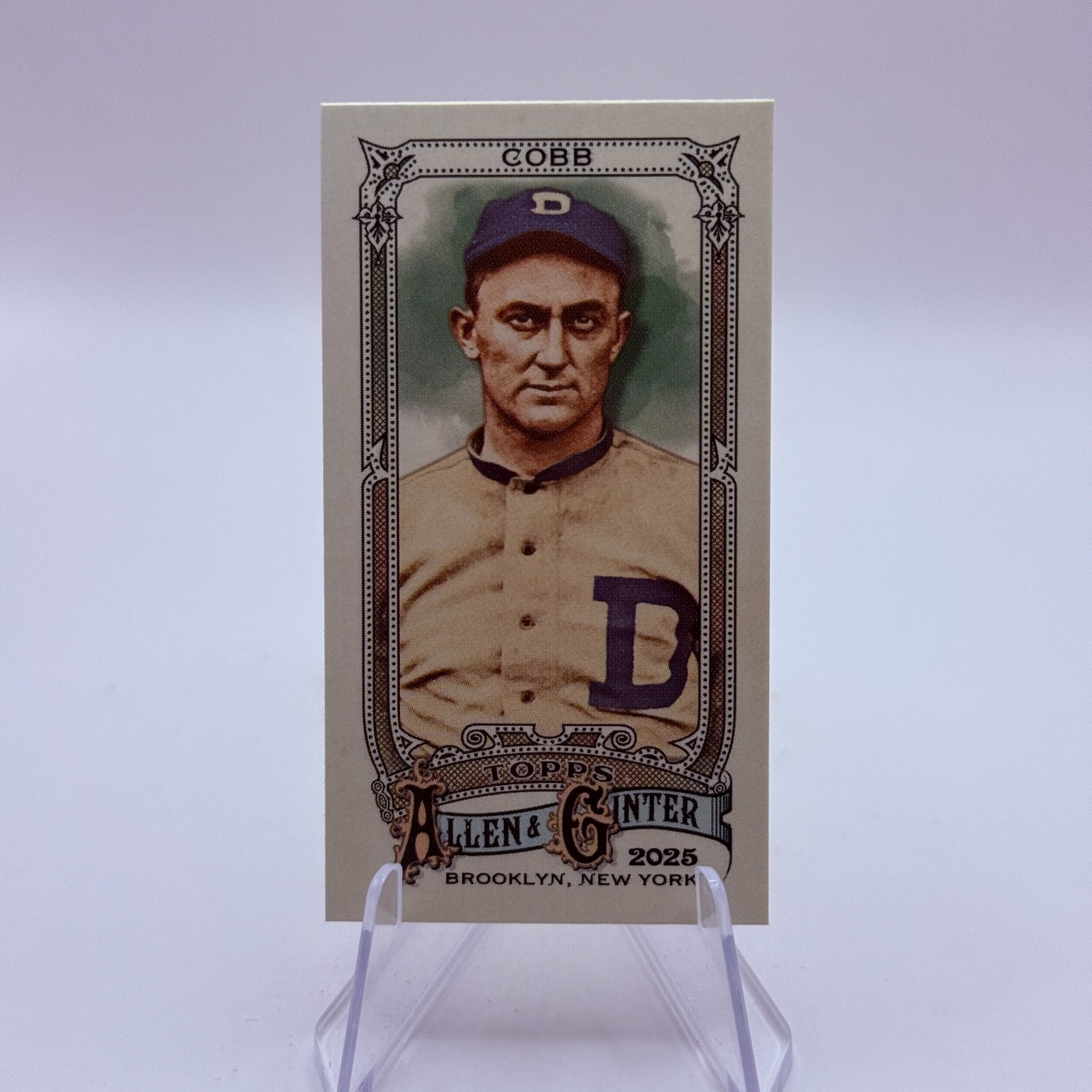 Ty Cobb 2025 Topps Allen & Ginter Mini #55 Detroit Tigers Card MLB