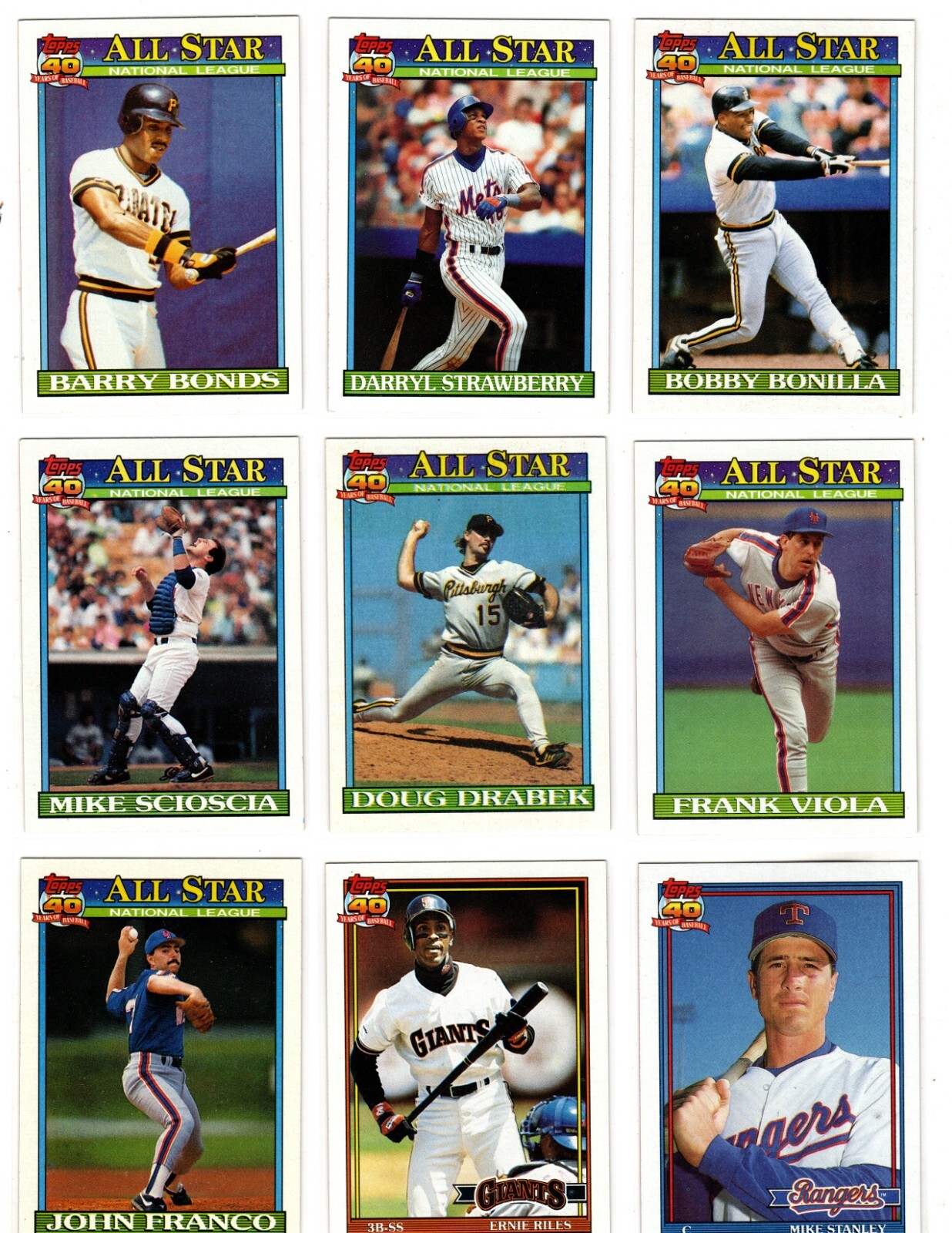 1991 Topps Baseball Trading Cards You Pick / Choose From List #s 401-600 / mb39