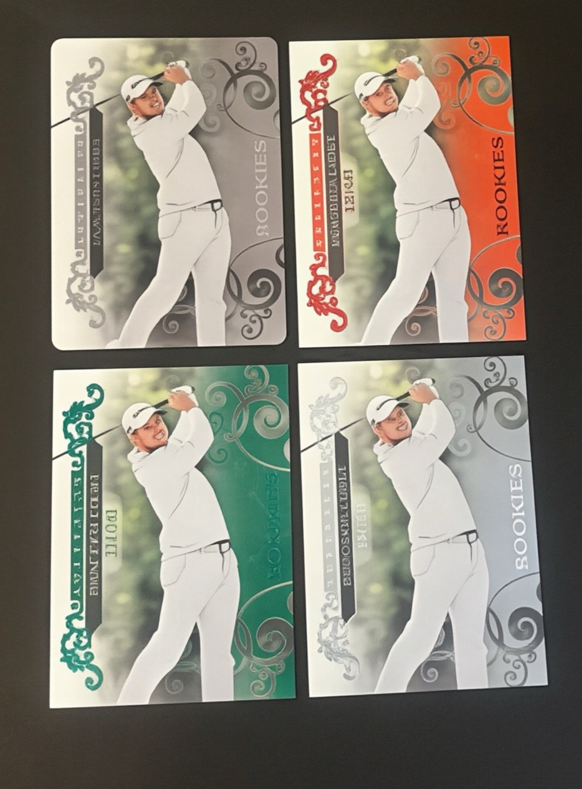2026 Upper Deck Artifacts PiercesonCoody Rookie Golf Cards Lot of 4Parallels