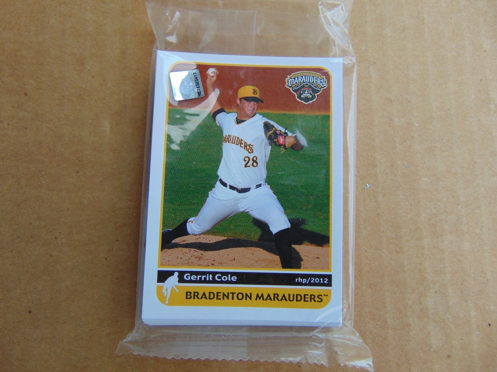2012 BRADENTON MARAUDERS BASEBALL TEAM SET OF PITTSBURGH PIRATES MINOR LEAGUE